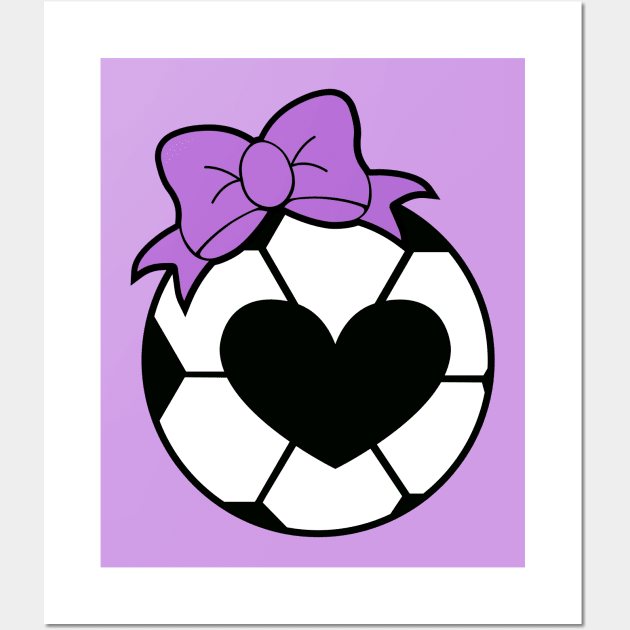 Soccer Mom Purple Wall Art by Tribun Dash